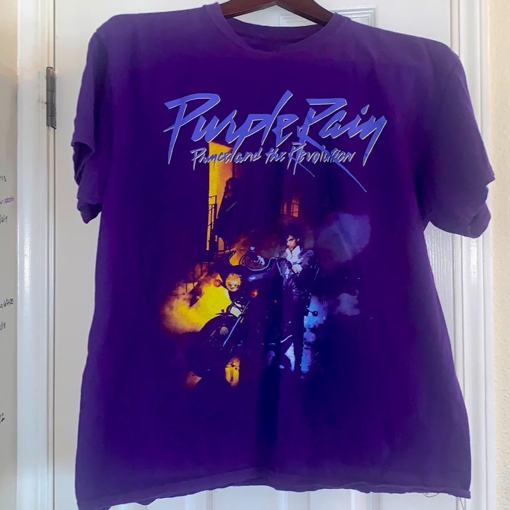 Prince; purple rain t-shirt